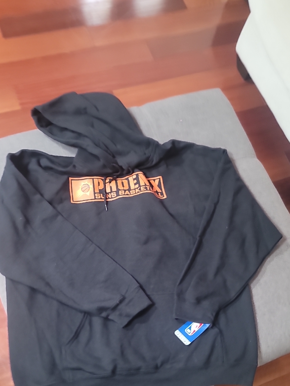 NBA Phoenix Suns Black & Orange Hoodie-XXL